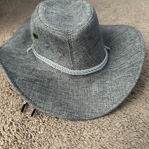 Unisex Gray Cowboy Hat